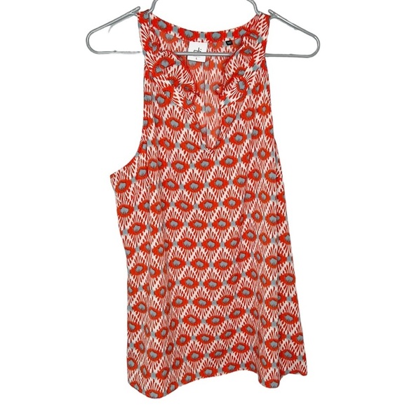 Cabi Sunshine Ruffle Sleeveless Tank Top Size Large #5420 - Picture 3 of 8